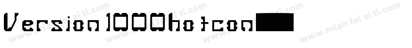 Version 1000hotcon字体转换